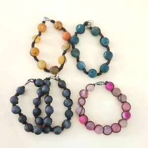 Agate Braclet lot